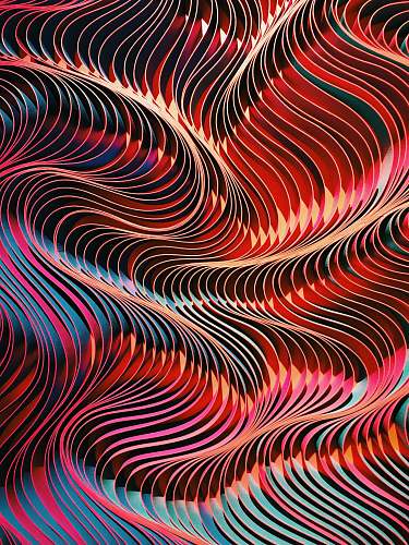 fractal multicolored abstract illustration ornament
