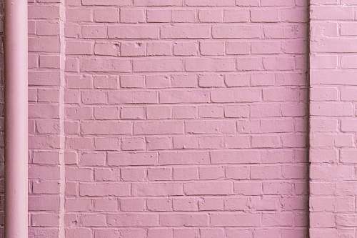 brick pink concrete wall wall