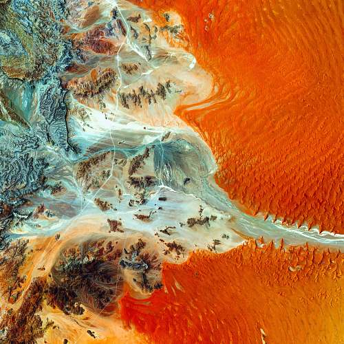namibia aerial photo of island aerial
