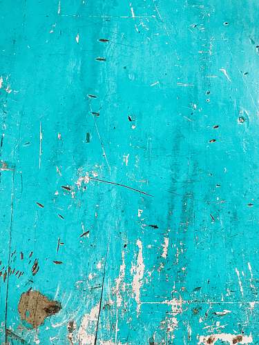 blue blue painted plank wall