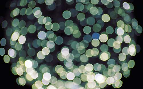 green bokeh photography pattern