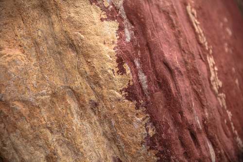 rock brown and black wooden surface outdoors