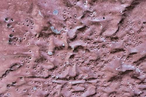 rock brown concrete wall ground
