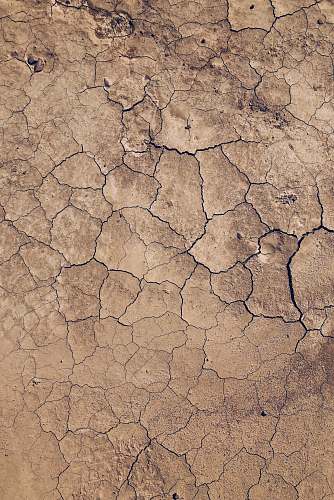 nature cracked cement brown