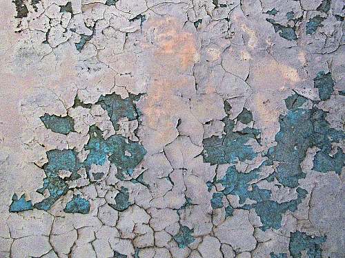 rug gray and blue painted surface ground