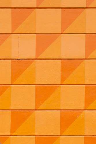 paper orange square and triangular graphic orange