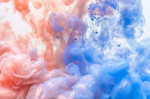 pattern pink and blue smoke abstract