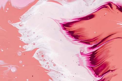 pattern pink and white artwork glass