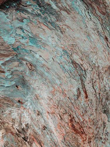 nature red and blue rock in closeup photo rock