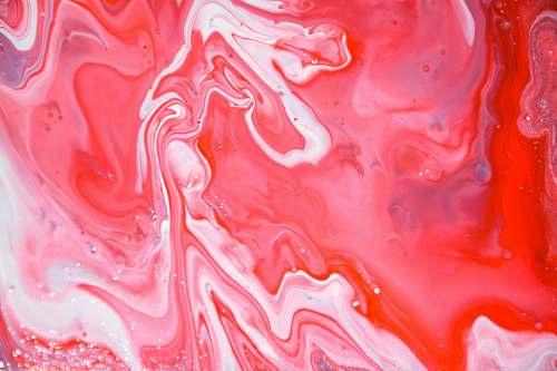 pink red and gray abstract painting paint