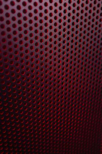 rug red and white polka dot textile light