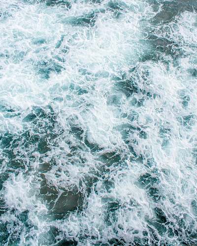 ocean top view of ocean waves nature