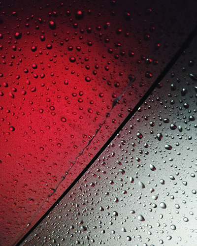 rug water drops on glass pattern