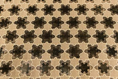pattern white and black floral textile rug