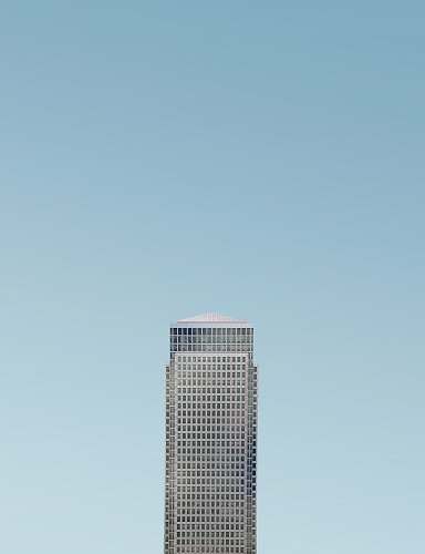 urban white high-rise building skyscraper