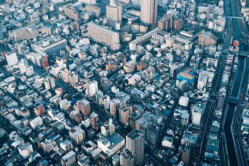 city aerial photo of buildings during daytime aerial view
