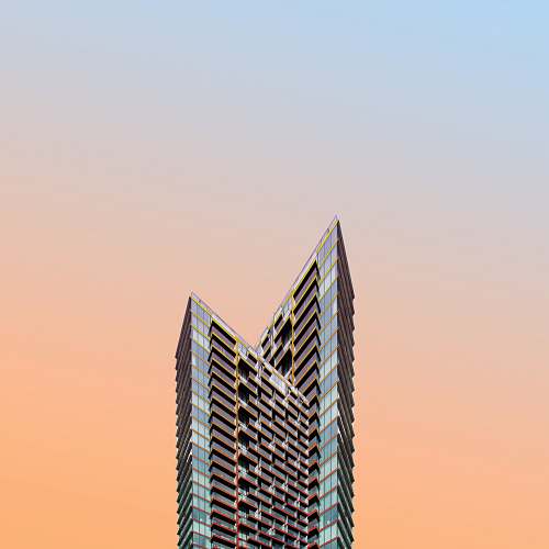 housing architectural photography of building london