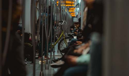 human bike in tray machine