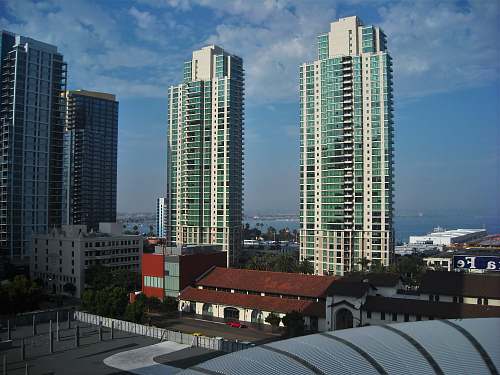 city city buildings high rise