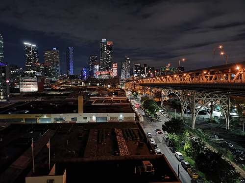 city city photo during nighttime queens