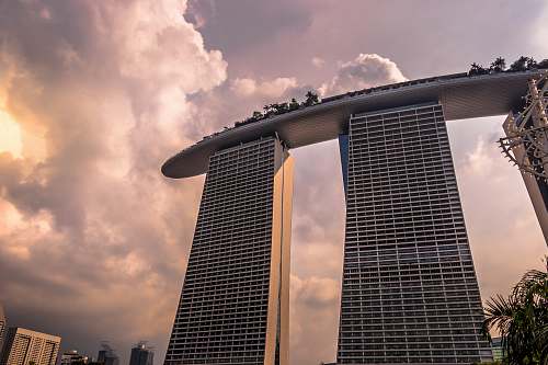 city gray concrete building under white sky during daytime office building