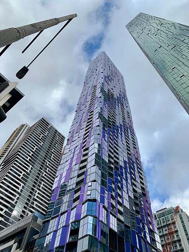 city low-angle photography of buildings high rise