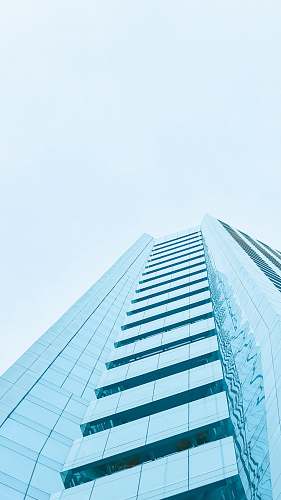 city low angle view of high rise building office building