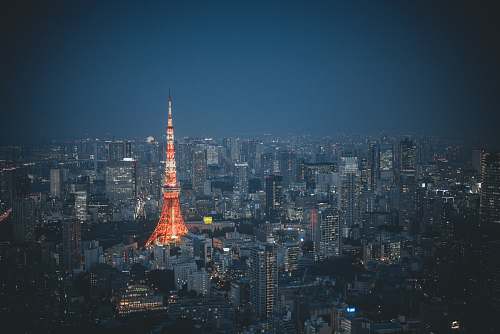 architecture Tokyo Tower, Japan tower