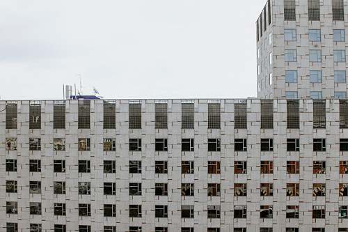 city white concrete apartment office building