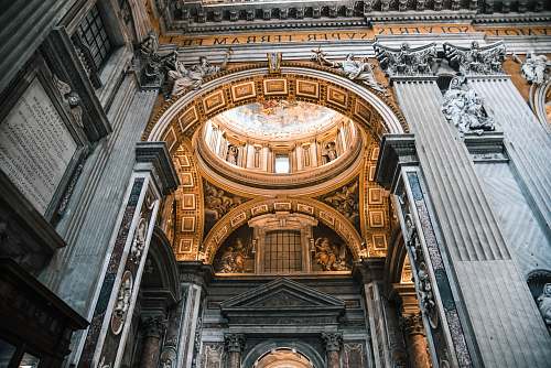 architecture white concrete structure apse