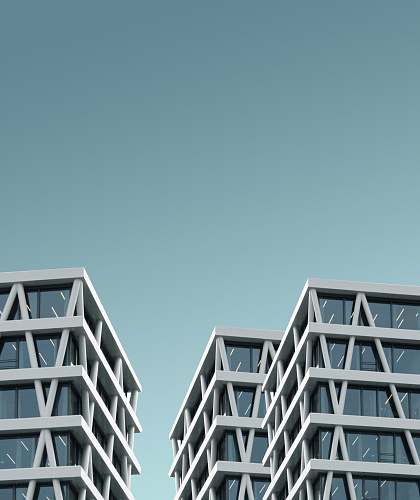 architecture white high-rise buildings housing