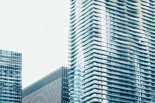 building architectural photography of gray high-rise building architecture