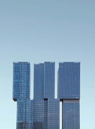 building black concrete building architecture