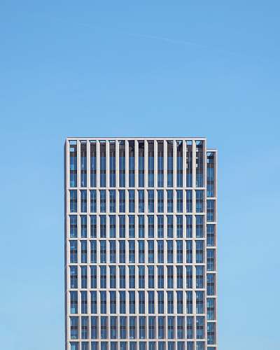 building gray painted building scenery office building