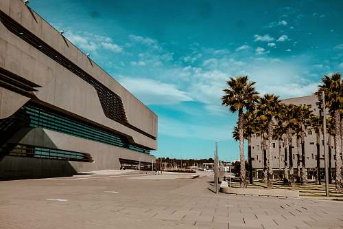 building grey concrete building architecture