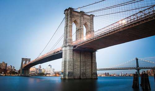 building landscape photography of bridge bridge