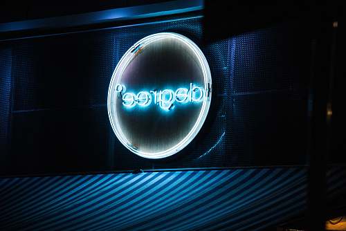 light Degree white neon sign hardware