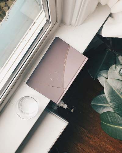 ipod gray labeled book flatlay