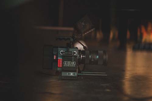 camera tilt shift lens photography of black professional camera dragon
