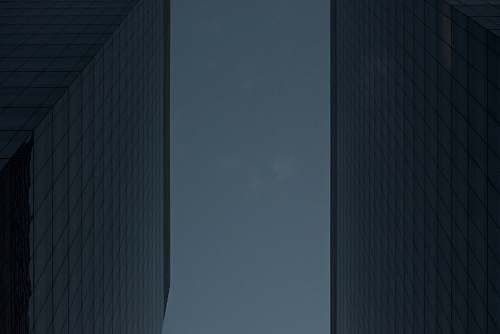 building worm's eye view of city buildings skyscraper