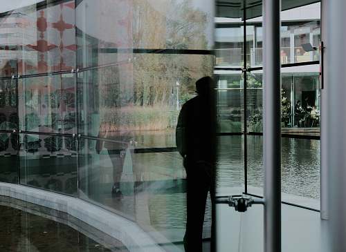 person clear glass window people