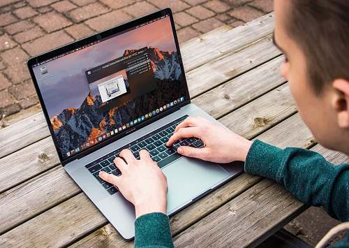 person person using MacBook people
