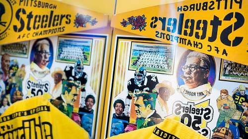 person Pittsburgh Steelers AFC champions sign people