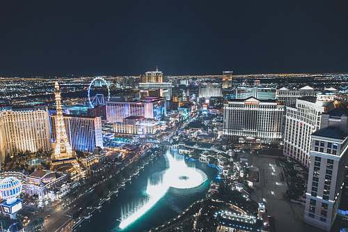 nature cityscape during nighttime outdoors