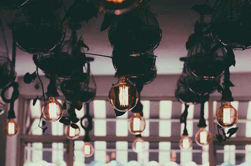 glow pendant lamp lot filament