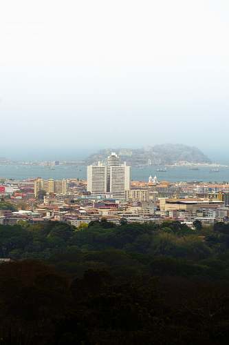 outdoors aerial photography of city landscape