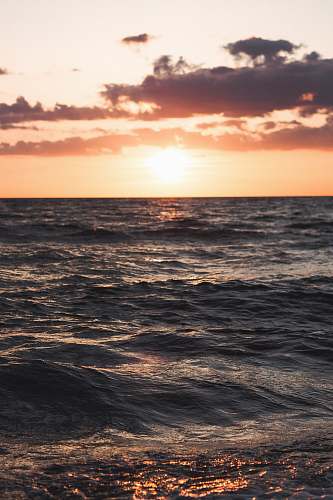 water body of water over sunset rågeleje