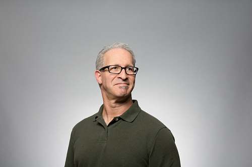 portrait man wearing green polo shirt man