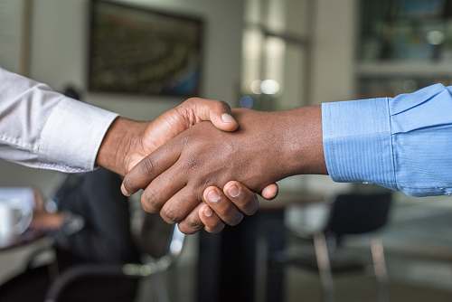 hand two people shaking hands handshake