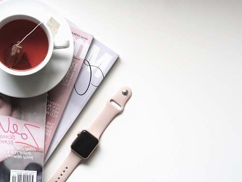 drink rose gold Apple Watch beverage